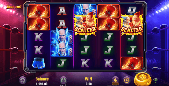 Boxing King Interface