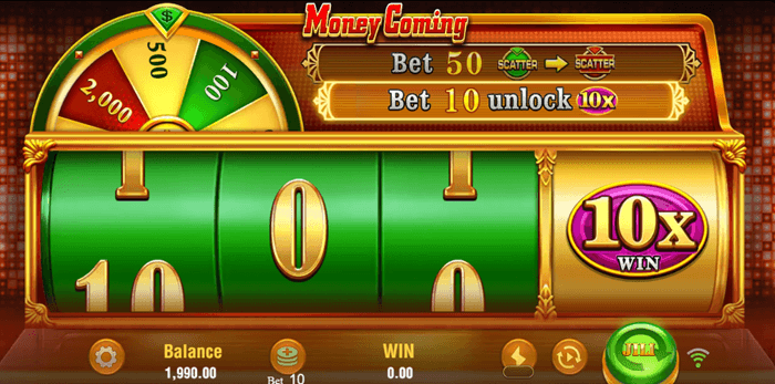Money Coming Interface