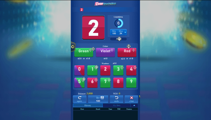 Color Prediction Interface