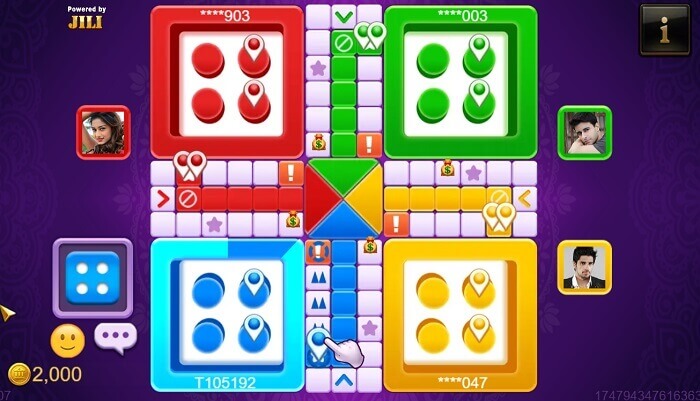 Ludo Quick Interface